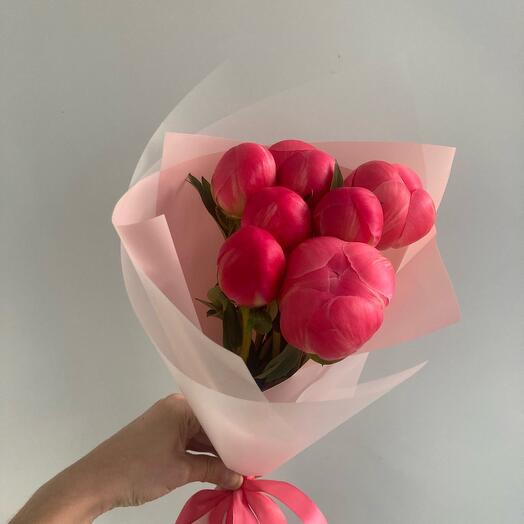 Коралловые пионы