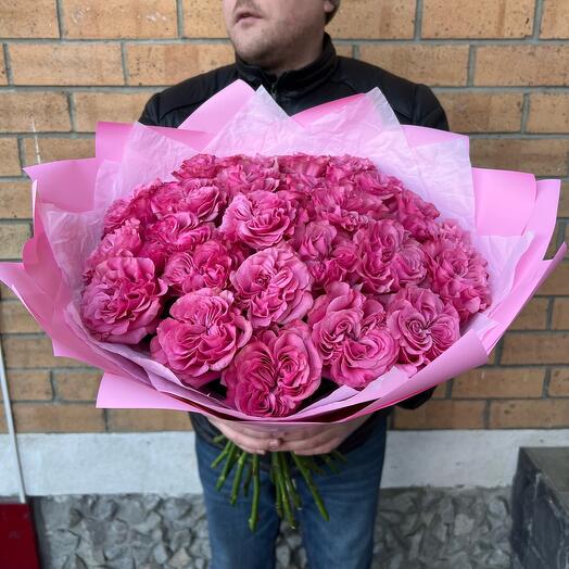 Peony-shaped roses 25 pieces per decoration