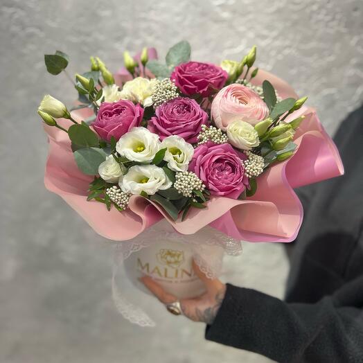 Boxing with ranunculus