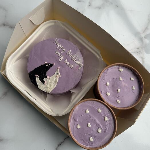 Бенто набор + 2 cake to go на день рождения