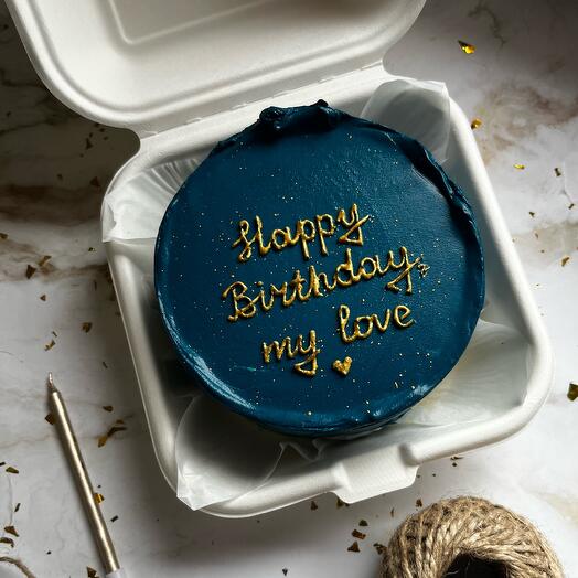 Pastel de Bento feliz cumpleaños, mi amor