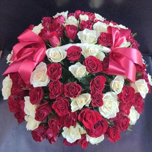 101rose is a huge basket for your beloved