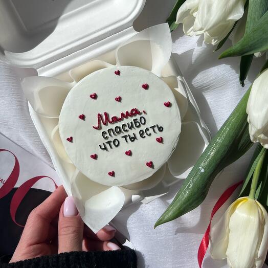 Бенто торт «Мама, спасибо, что ты есть »