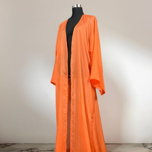 Abaya style orange