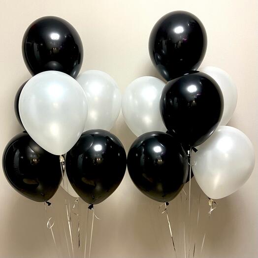 Globos "Blanco Y negro"