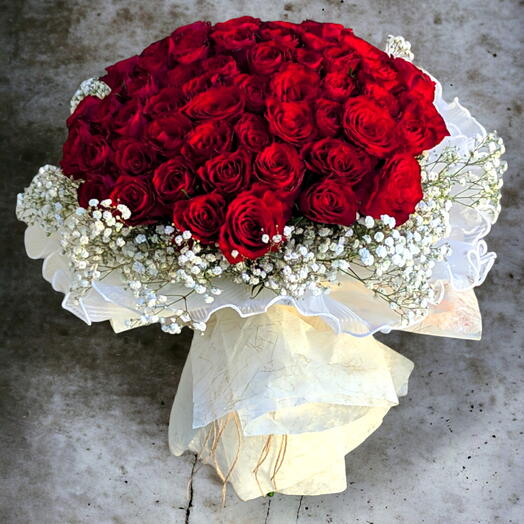 51 Red Roses Wh