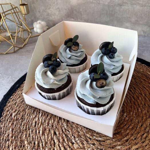 Cupcakes 4 pieces (any color)