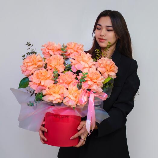 Цветы в коробке