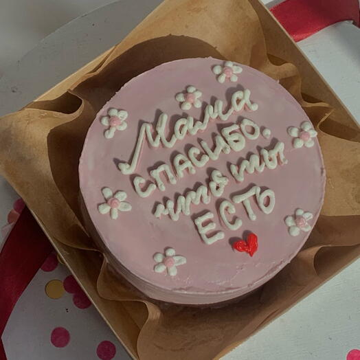 Бенто торт с надписью для мамы 💕 день матери