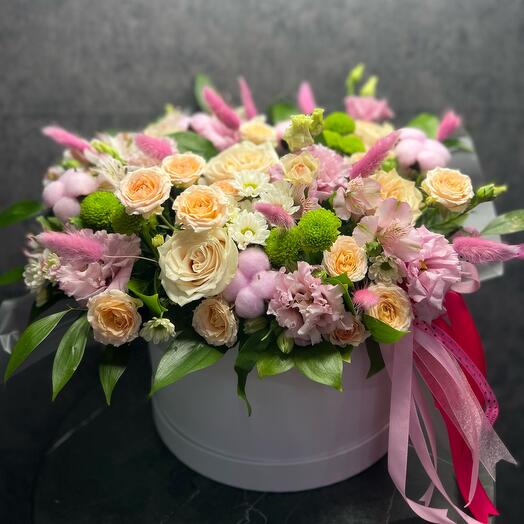 Цветы в коробке 15