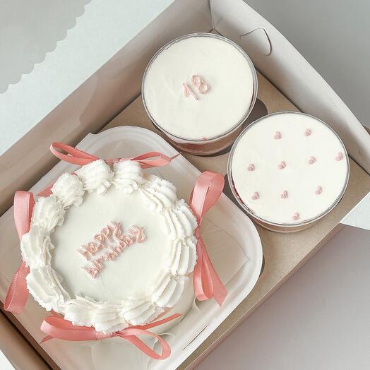 Набор бенто-торт и 2 cake to go