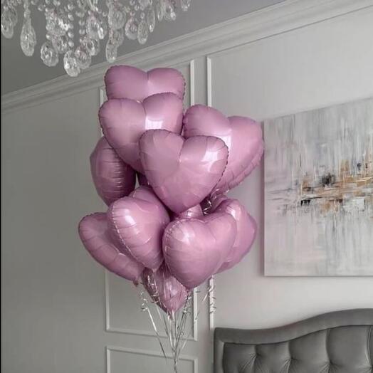 Воздушные шары сердца 15