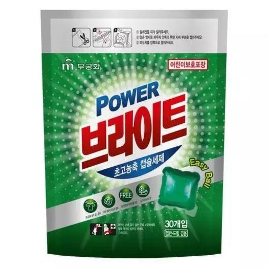 Mukunghwa Power Bright Laundry Capsule Detergent Капсулы для стирки - 30 шт
