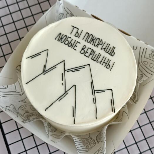 Бенто-торт "Вершины"