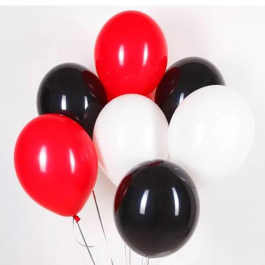 Conjunto de globos de látex de aire