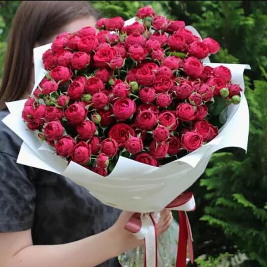 Букет из пионовидная Red piano