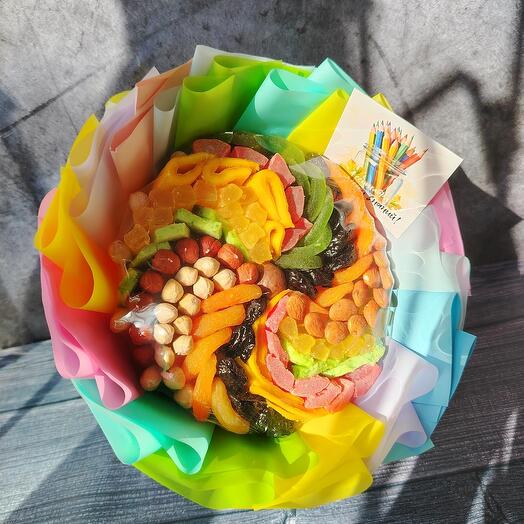 Букет из сухофруктов "Веселые краски"