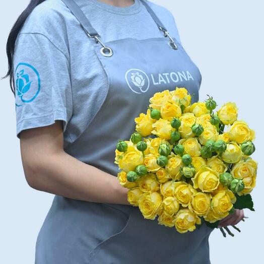 Кустовая роза Каталина 11 шт