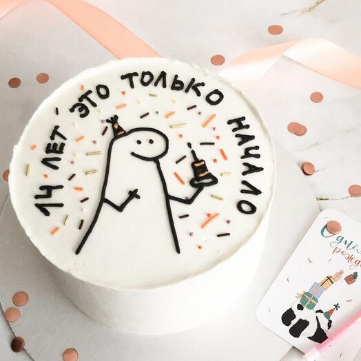 Бенто торт на 14 - летие