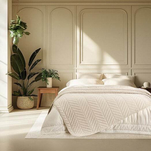 Покрывало Bexley Евро(240х260) крем