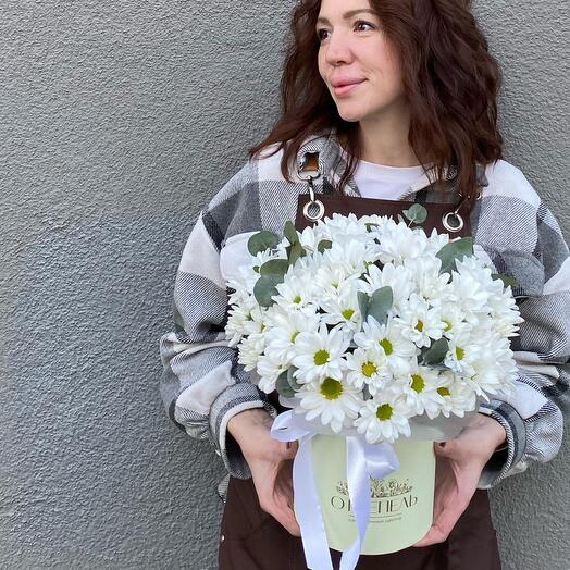 Цветы в коробке🌼Как- будто ромашки