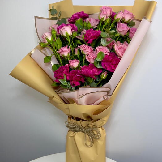 Birthday Gift - Lovely Pink Floral Arrangement