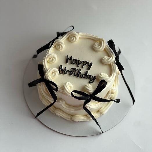 Бенто-торт в стиле Ламбет Happy Birthday