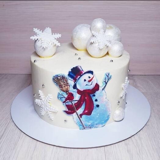 Торт на новый год