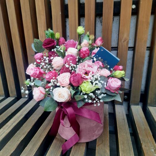 Цветы в коробке