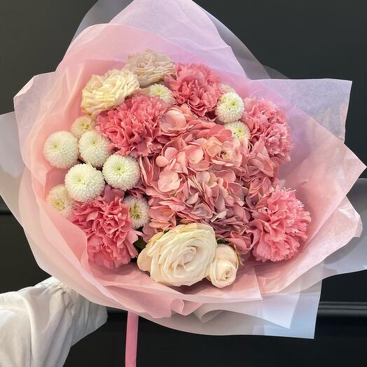 The bouquet is a compliment