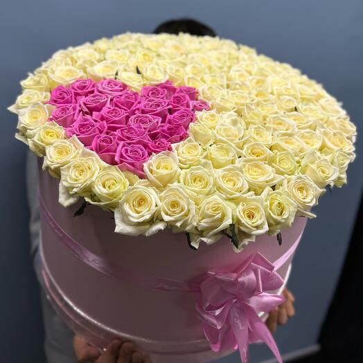 101 Roses of the Heart in a box
