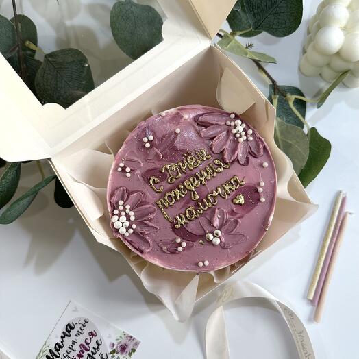 Bento cake "Happy birthday, Mommy"