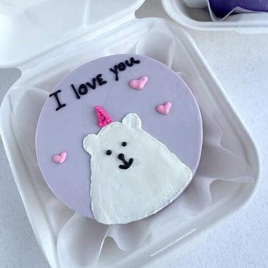 Бенто - торт *I love u*