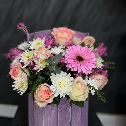 Корзина с цветами