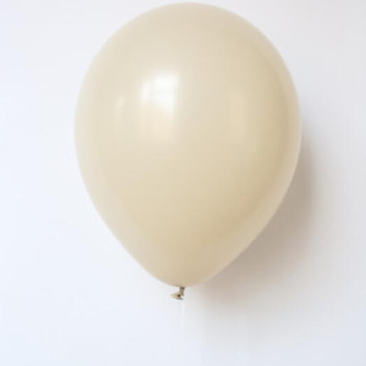 Beige helium Baloon