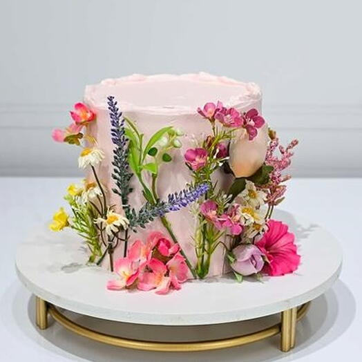 Floral Design Birthday Cake