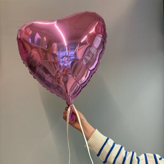 Balloon heart foil helium