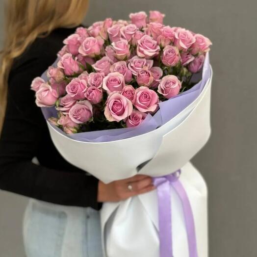 Шикарные кустовые розы 🩷