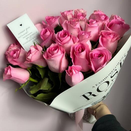 Букет🌹25 розовых роз
