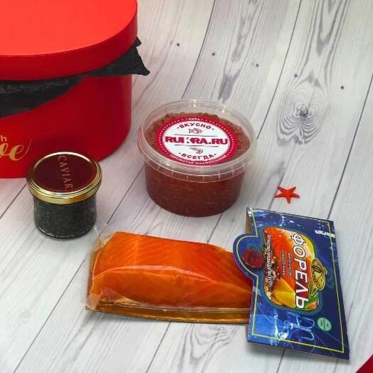 Подарочный набор «Триумф вкуса с икрой Форели-2» LOVE big