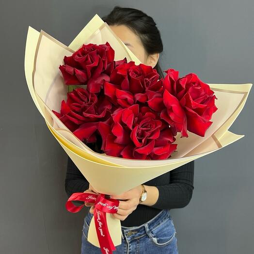 5 ажурных роз