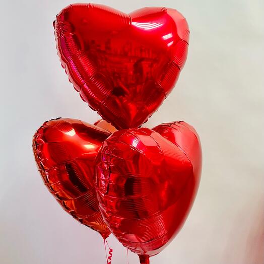Шар-сердце фольгированный 45см 1 штука