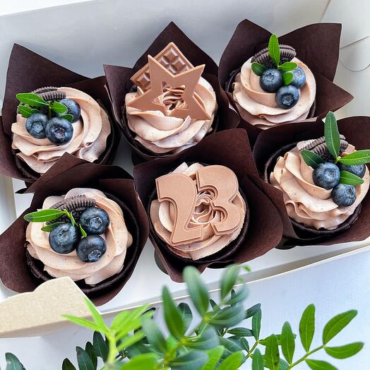 Cupcakes 6 pcs. by February 23