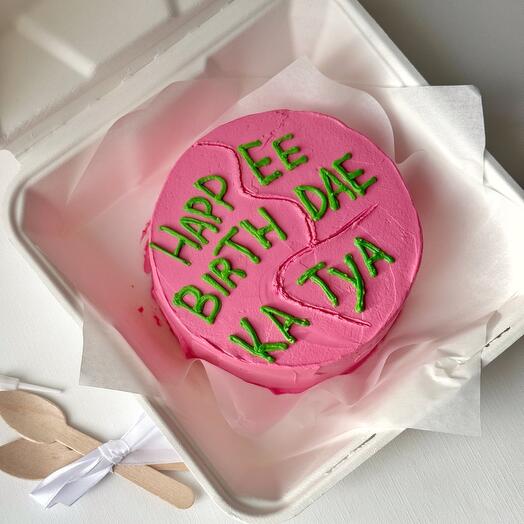 Бенто-торт Гарри Поттера &quot;Happee birthdae (имя)&quot;