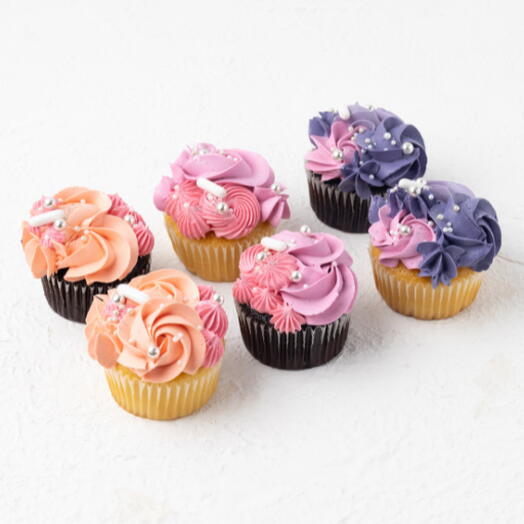 Ombre Cupcakes (6 pieces)