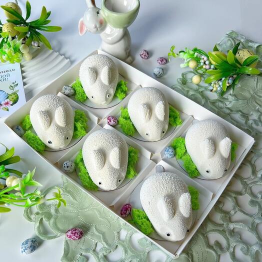 Муссовые пирожное зайки