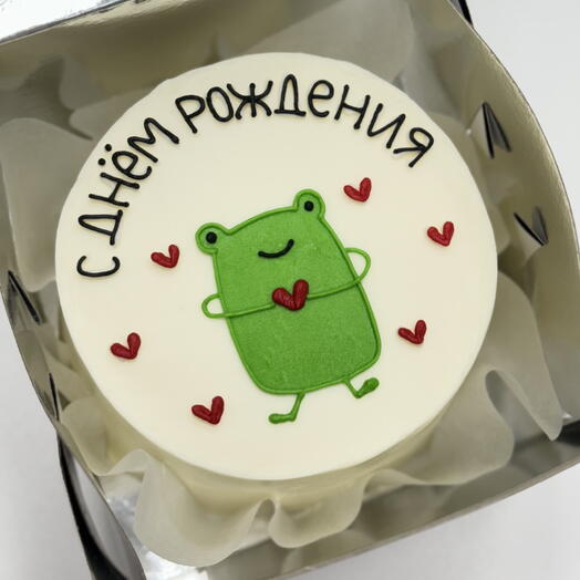 Bento-torta "Születésnapi béka"