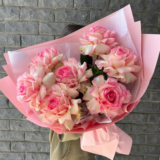 Букет из 7 французских роз💕