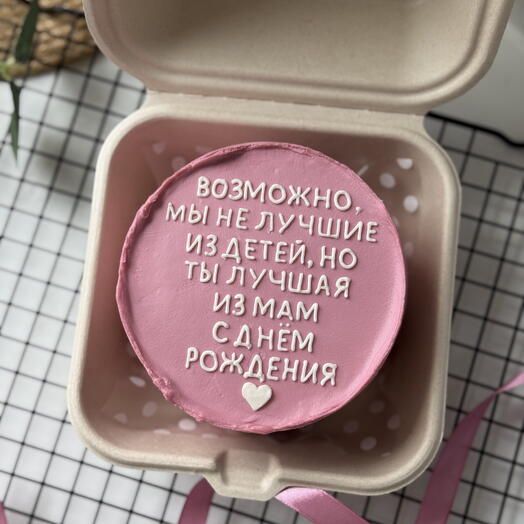 Бенто торт маме с днём рождения