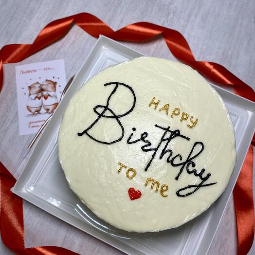 Торт Happy birthday